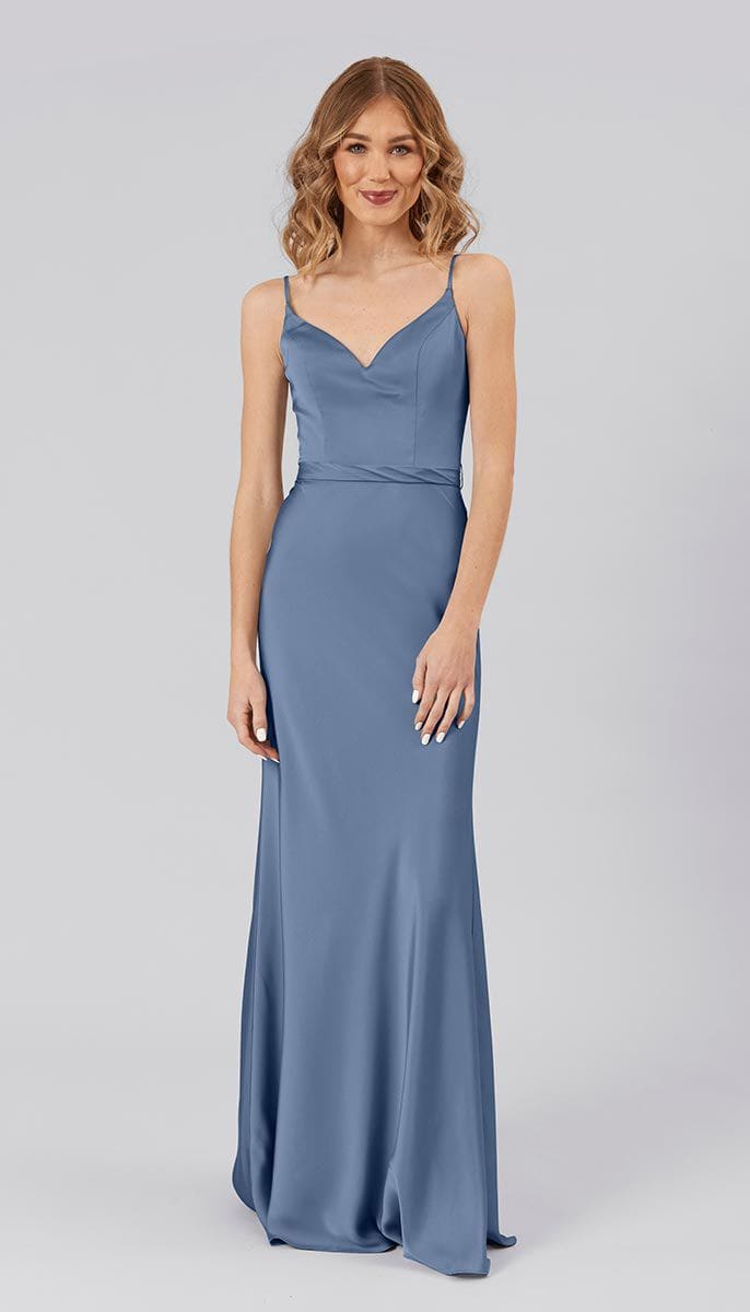 Sample Demi Size 0 Dusty Blue