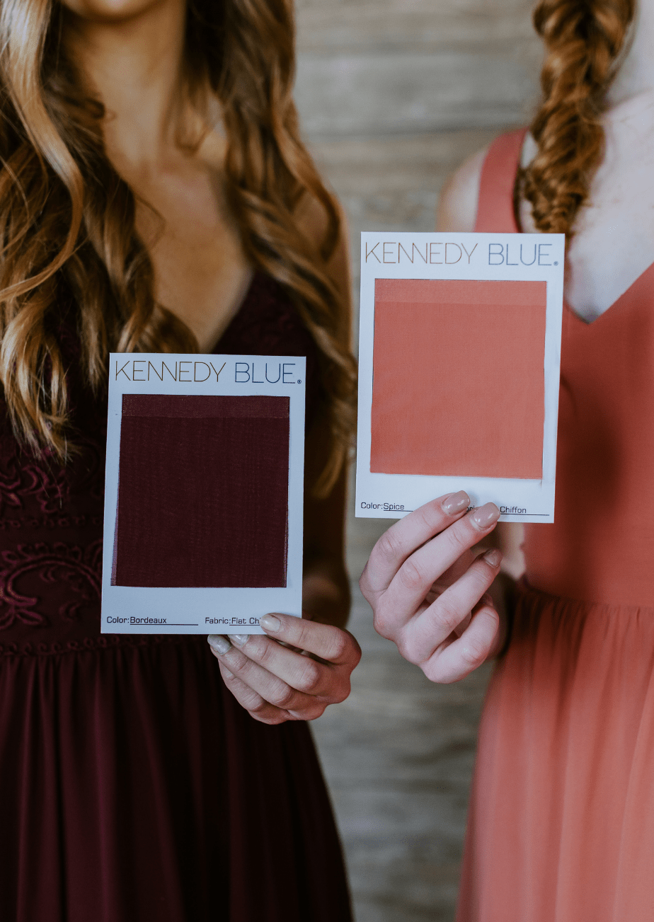 Chiffon Fabric Swatch Page Bundle | Kennedy Blue - Kennedy Blue