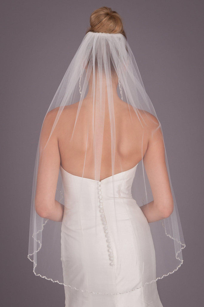 Pearl & Crystal Wedding Veil