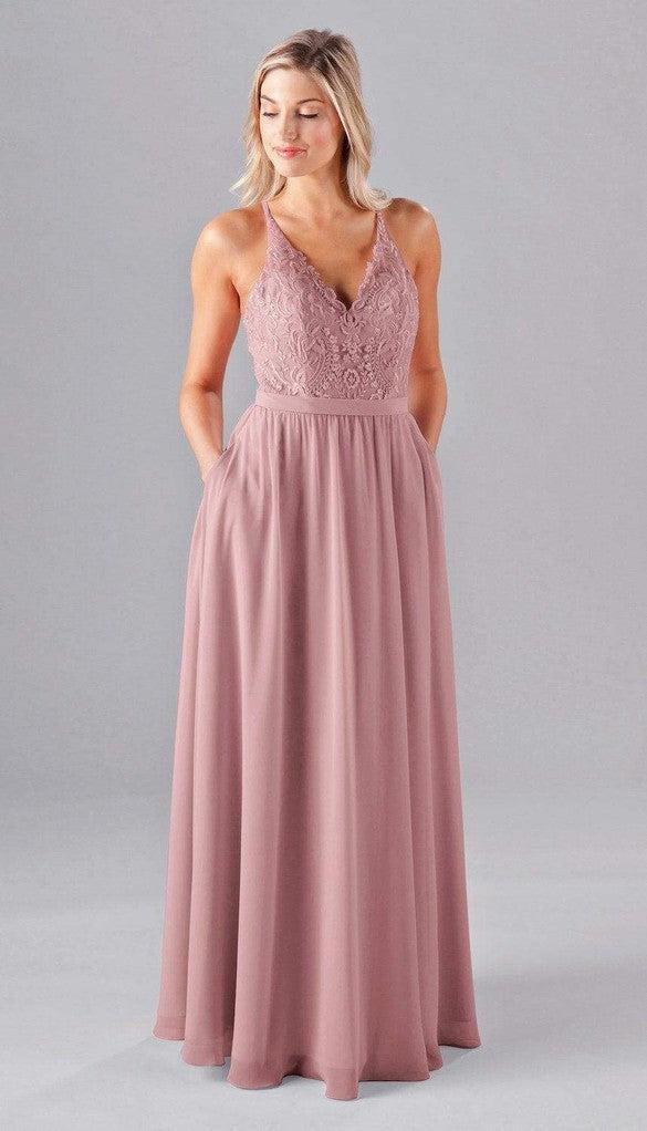Iris Ready To Ship Embroidered Bridesmaids Dress | Kennedy Blue 10 / Blush Iris Ready To Ship Embroidered Bridesmaids Dress | Kennedy Blue 10 / Blush