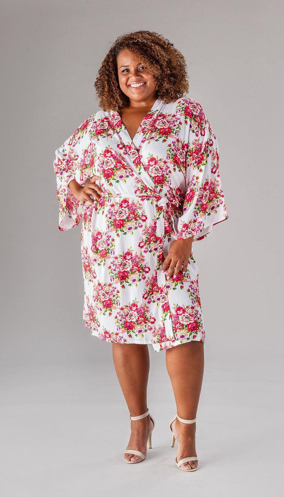Bridesmaid robe plus size outlet